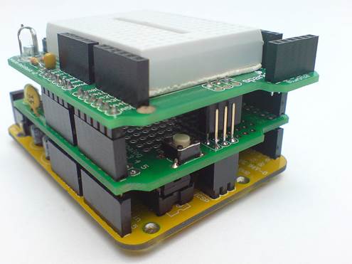 File:Arduino Protoboard Shields.jpg